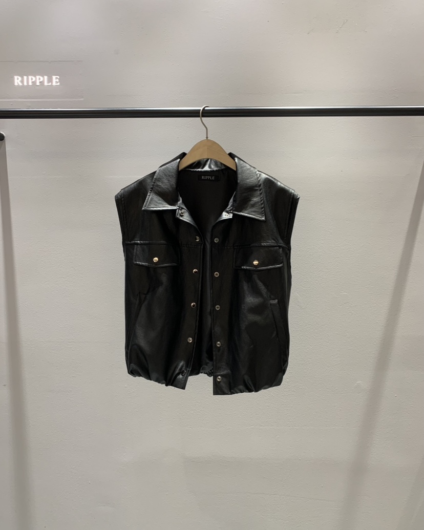 RIPPLE-P韓國直郵女士新品時尚熱賣職業真品休閑推薦馬甲RIPPLE-P馬甲圖色1