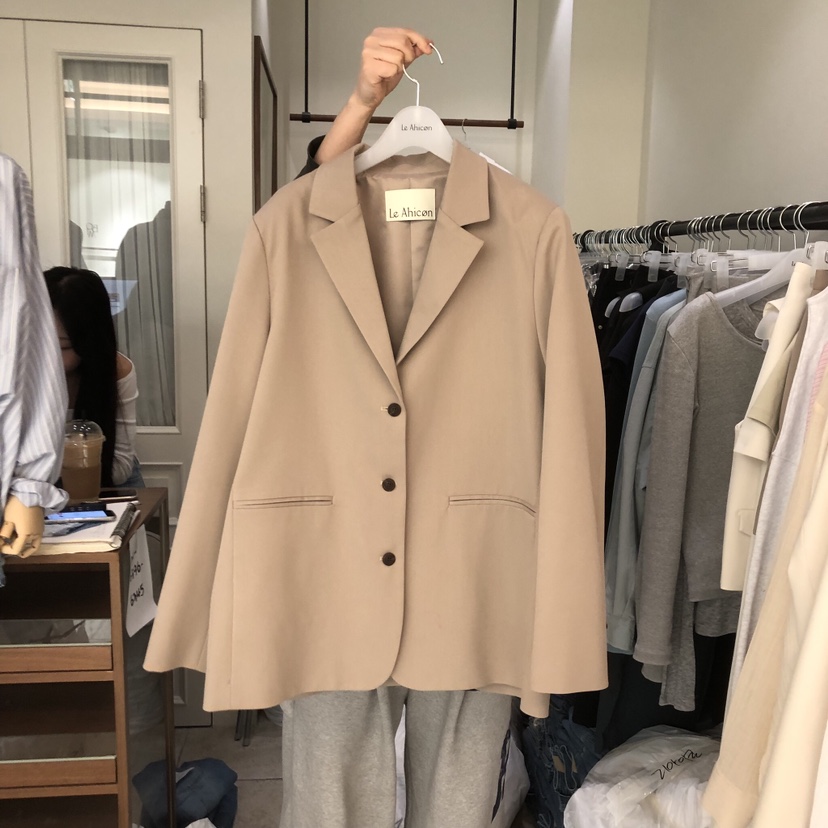 LE AHICON韓國代購女裝新品熱賣職業休閑人氣真品時尚夾克Le Ahicon夾克圖色2