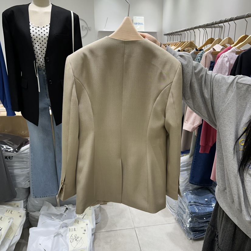 EN.U東大門實拍女裝新品時尚人氣真品熱賣推薦休閑職業夾克EN.U夾克