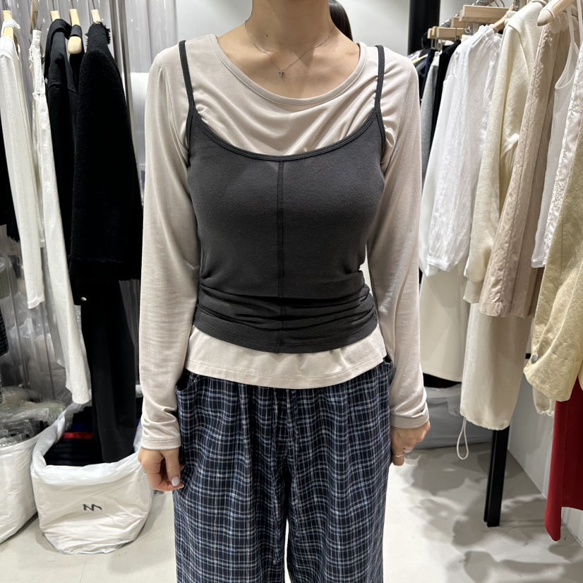 GREEK韓國直郵女士新品26春夏休閑人氣推薦吊帶背心不含內搭GREEK吊帶/背心圖色2