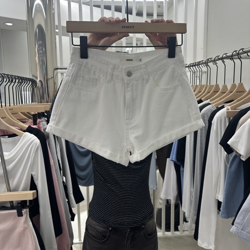 VENEFIT東大門代購女士新款真品26春夏職業人氣時尚休閑短褲VENEFIT/JENNIE短褲圖色1