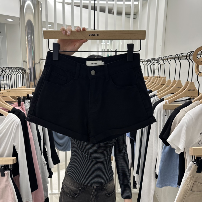 VENEFIT東大門代購女士新款真品26春夏職業人氣時尚休閑短褲VENEFIT/JENNIE短褲圖色4