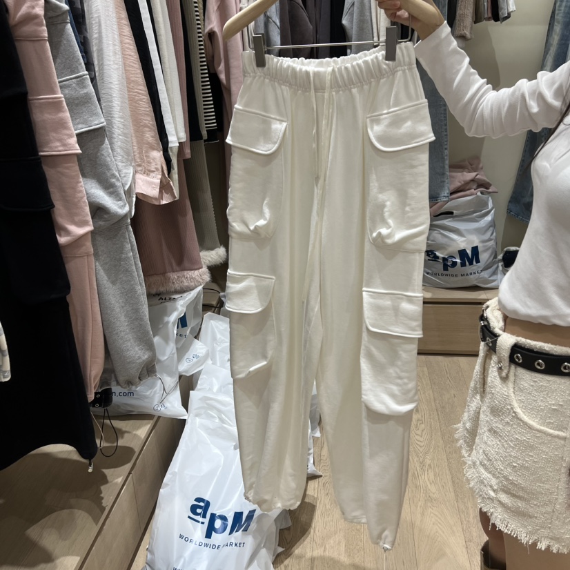 MEMOIRE韓國代購女士新款真品休閑職業26春夏熱賣人氣休閑褲MEMOIRE休閑褲圖色2