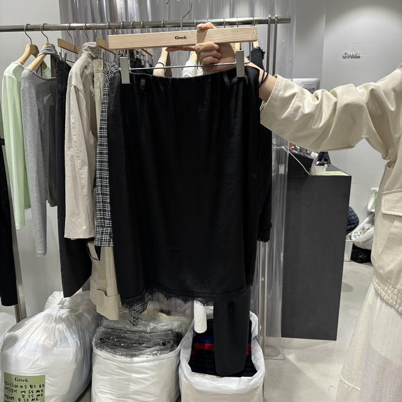 GREEK東大門實拍女士新品推薦熱賣真品休閑半身裙中短裙蕾絲GREEK半身裙/中短裙圖色2