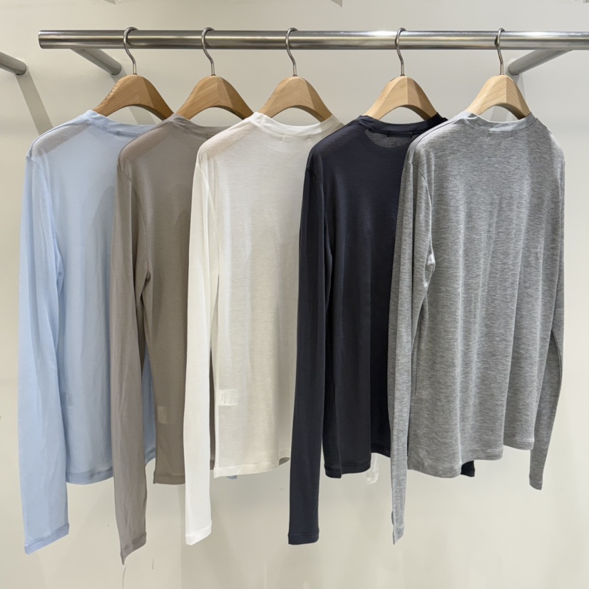 SELECT MARKET韓國代購女士新品熱賣真品26春夏休閑長袖T恤SELECT MARKET長袖T恤