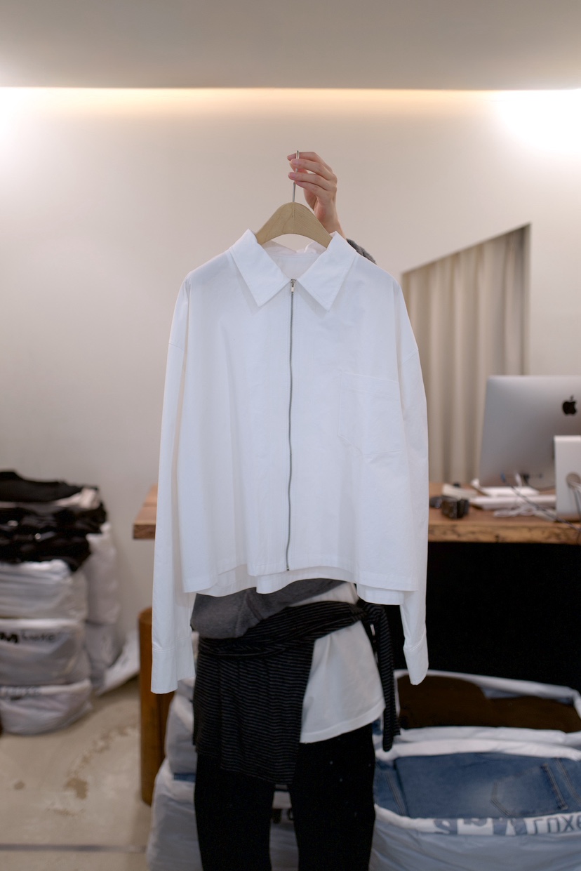 FRIC東大門直郵女裝新品人氣推薦職業真品襯衫蕾絲衫拉鏈FRIC襯衫/蕾絲衫圖色1