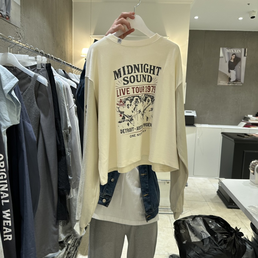 MIXXIN韓國直郵女士新款推薦時尚熱賣真品休閑人氣26春夏衛衣MIXXIN衛衣圖色2