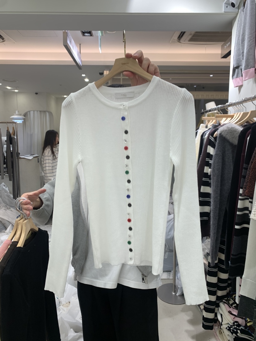 BY BOMI韓國直郵女裝新款休閑26春夏熱賣職業針織衫羊毛衫BY BOMI針織衫圖色1