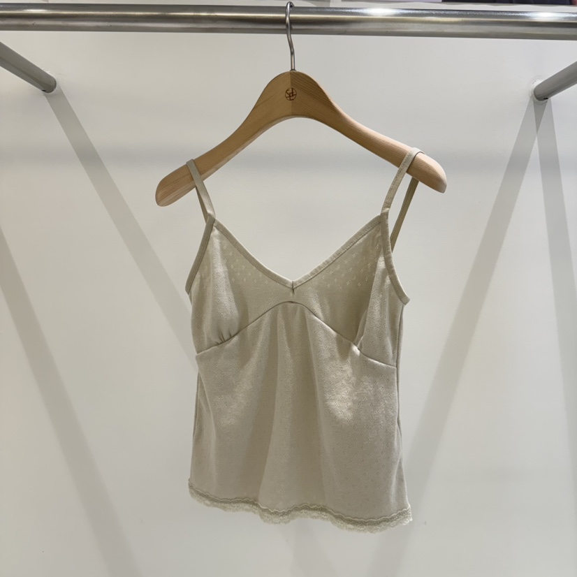 SELECT MARKET東大門代購女士新款26春夏時尚吊帶背心蕾絲SELECT MARKET吊帶/背心圖色2