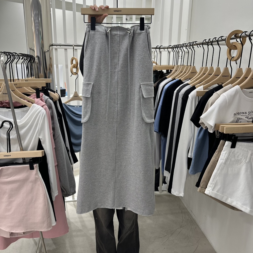 VENEFIT東大門代購女裝新款真品人氣休閑推薦職業時尚長裙VENEFIT/JENNIE長裙圖色3