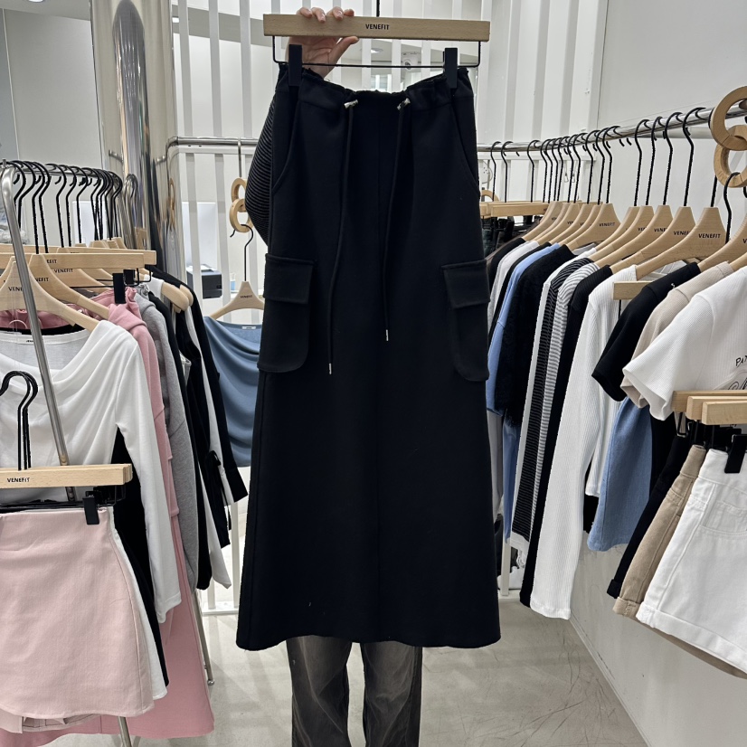 VENEFIT東大門代購女裝新款真品人氣休閑推薦職業時尚長裙VENEFIT/JENNIE長裙圖色4