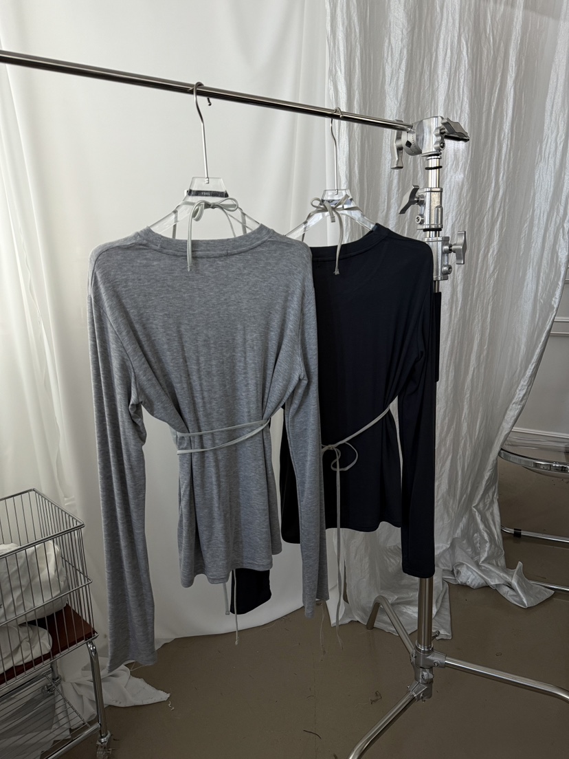 UOOV韓國直郵女士新款時尚26春夏真品熱賣推薦長袖T恤假兩件UOOV長袖T恤