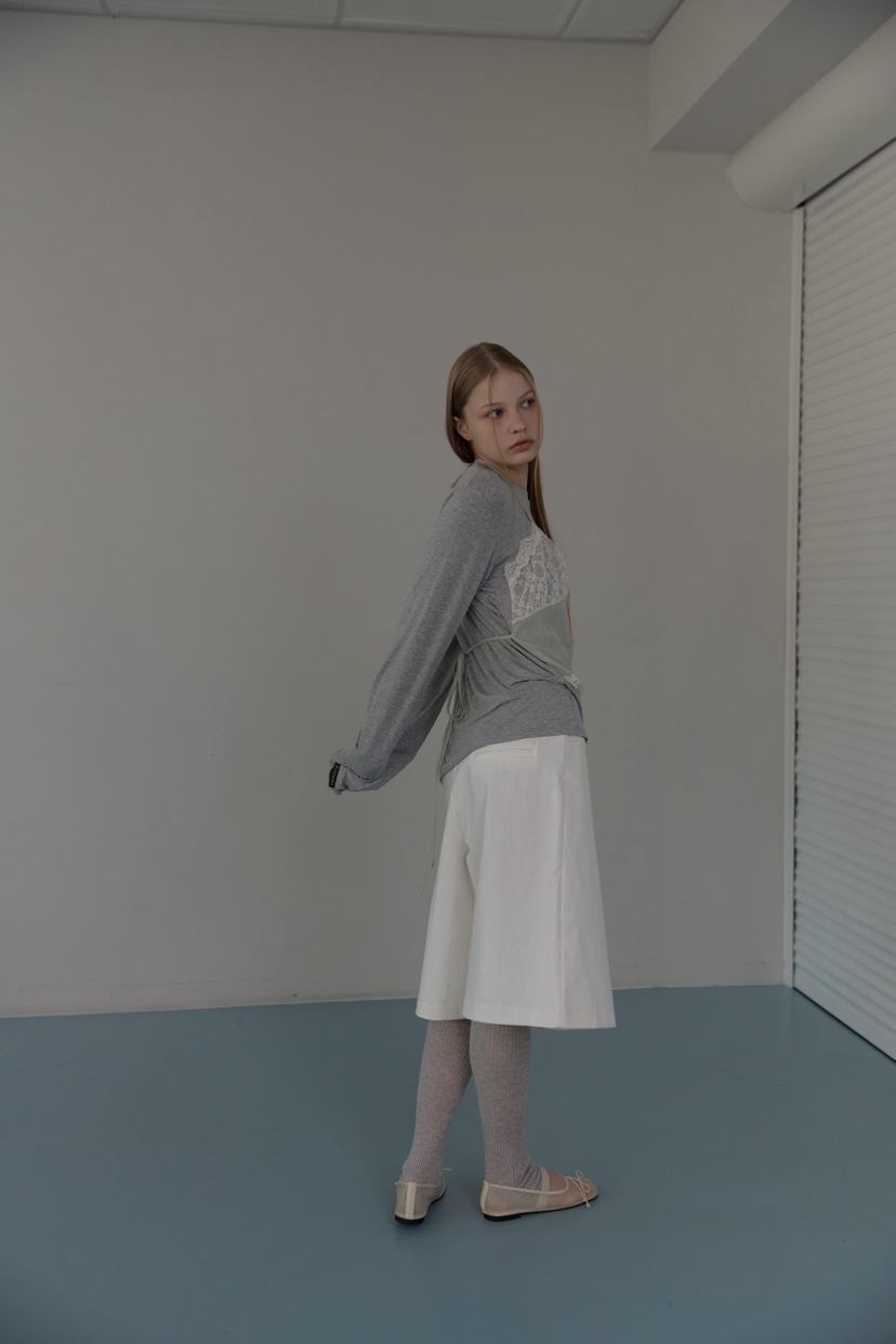 UOOV韓國直郵女士新款時尚26春夏真品熱賣推薦長袖T恤假兩件UOOV長袖T恤