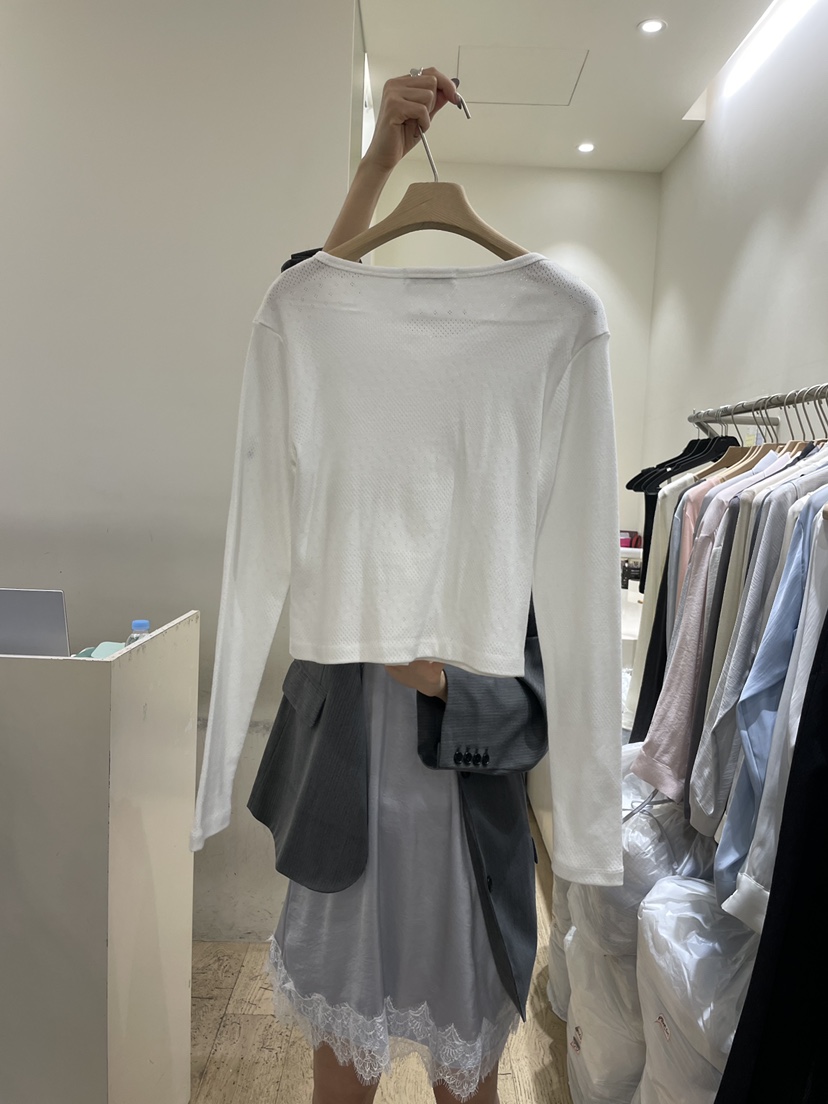 FLOWER-L韓國直郵女士新款休閑熱賣真品推薦長袖T恤開衫FLOWER-L長袖T恤