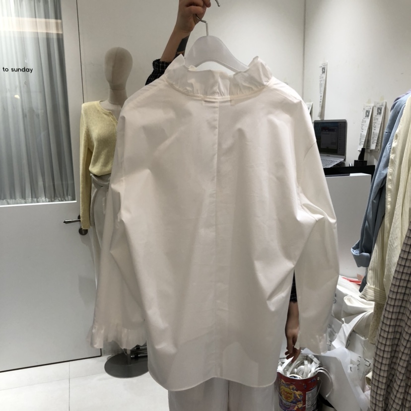 MONDAY TO SUNDAY東大門代購女裝新款人氣休閑襯衫蕾絲衫MONDAY TO SUNDAY襯衫/蕾絲衫