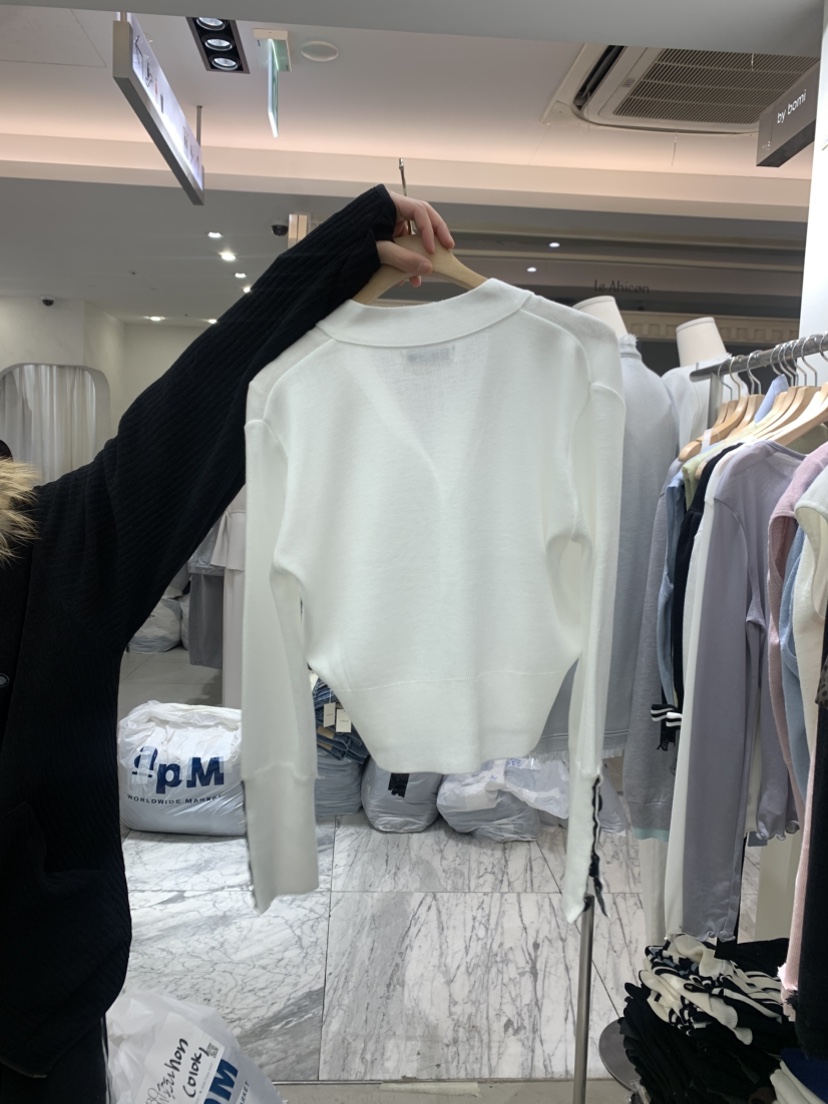 BY BOMI東大門實拍女士新品人氣26春夏時尚針織衫開衫開衩BY BOMI針織衫