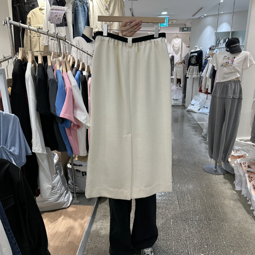 DELLING韓國代購女士新款職業推薦熱賣時尚人氣長裙不含腰帶DELLING長裙