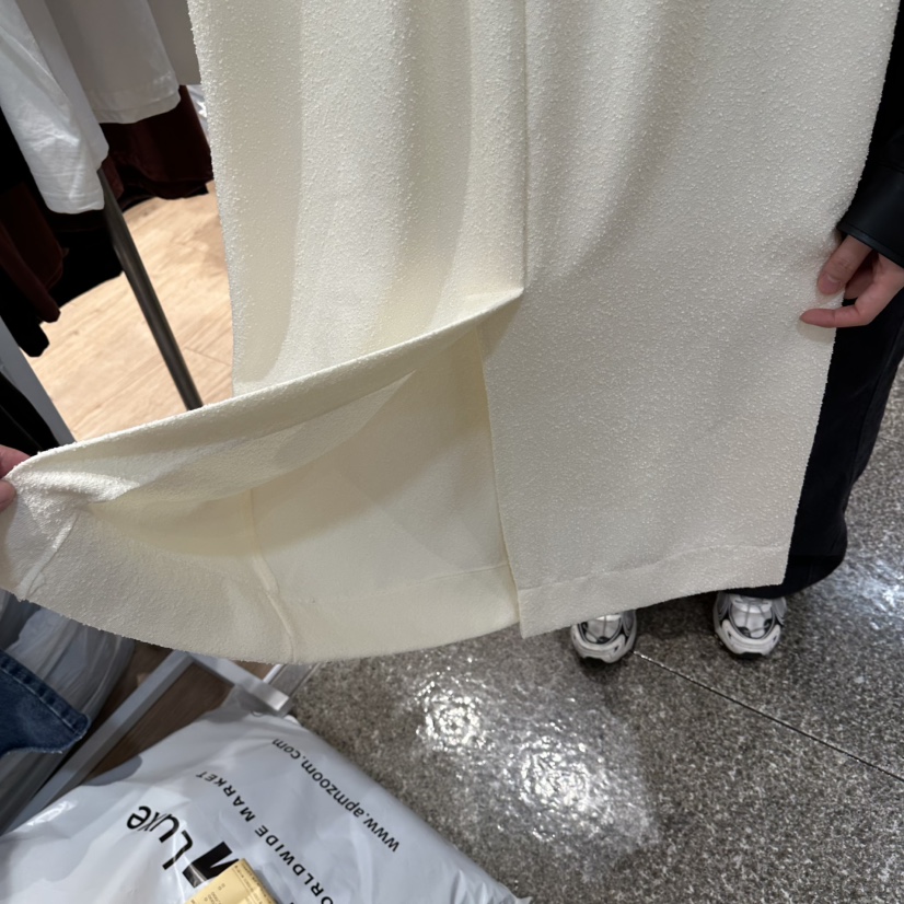 DELLING韓國代購女士新款職業推薦熱賣時尚人氣長裙不含腰帶DELLING長裙