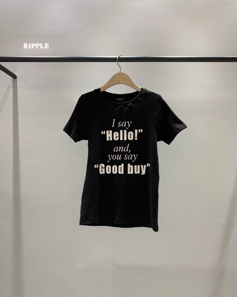 RIPPLE-P東大門代購女裝新款人氣休閑26春夏時尚職業T恤RIPPLE-PT恤圖色2