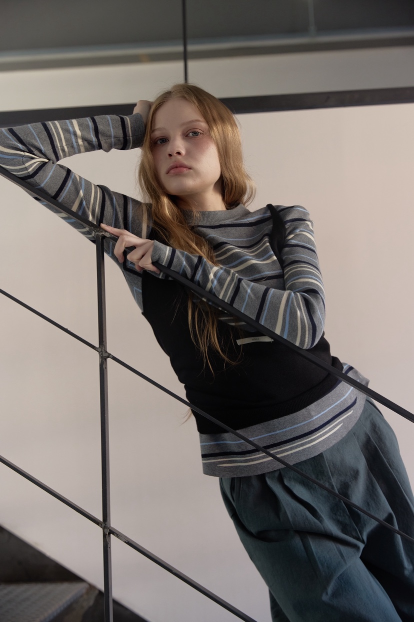 UOOV東大門代購女士新款真品休閑職業人氣26春夏熱賣針織衫UOOV針織衫