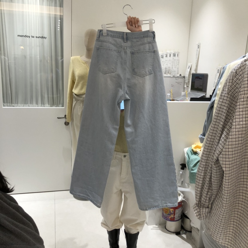MONDAY TO SUNDAY東大門實拍女士新品26春夏熱賣牛仔褲MONDAY TO SUNDAY牛仔褲