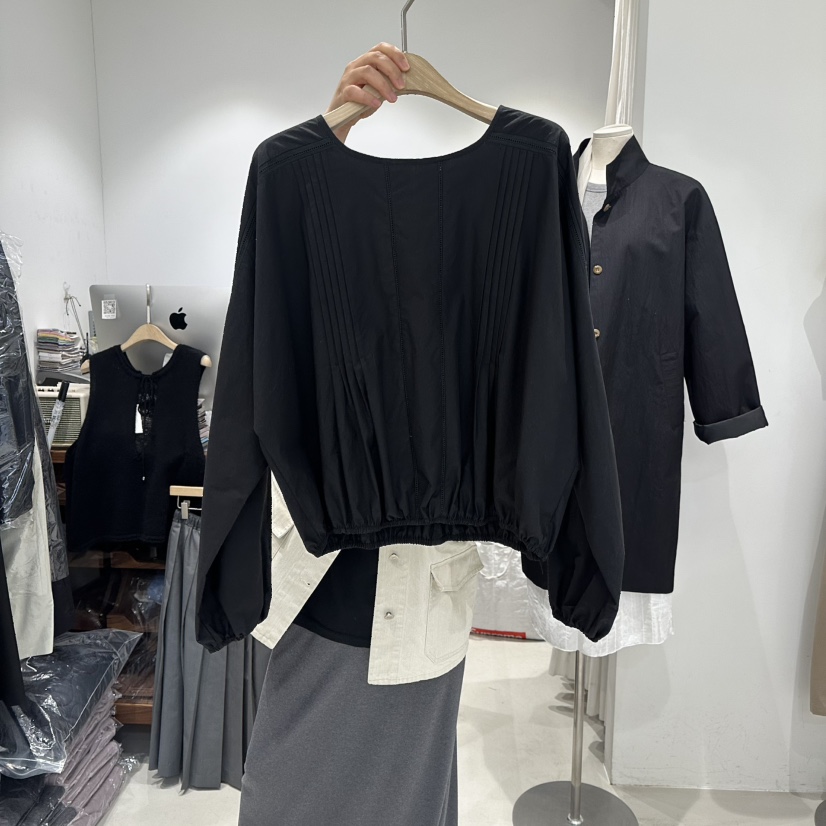 IRVINE韓國代購女士新品休閑推薦時尚26春夏職業襯衫蕾絲衫IRVINE襯衫/蕾絲衫圖色2