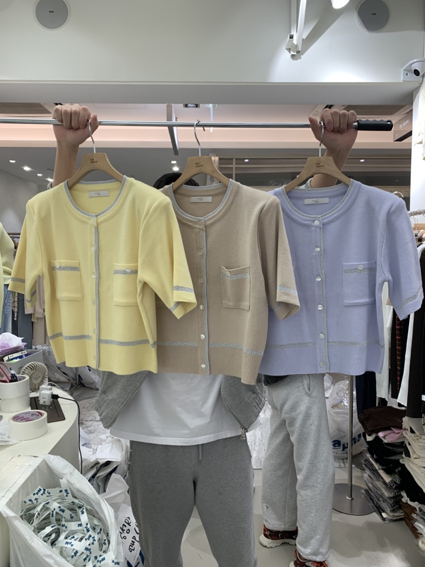 BY BOMI東大門代購女裝新款熱賣26春夏休閑時尚針織衫開衫BY BOMI針織衫