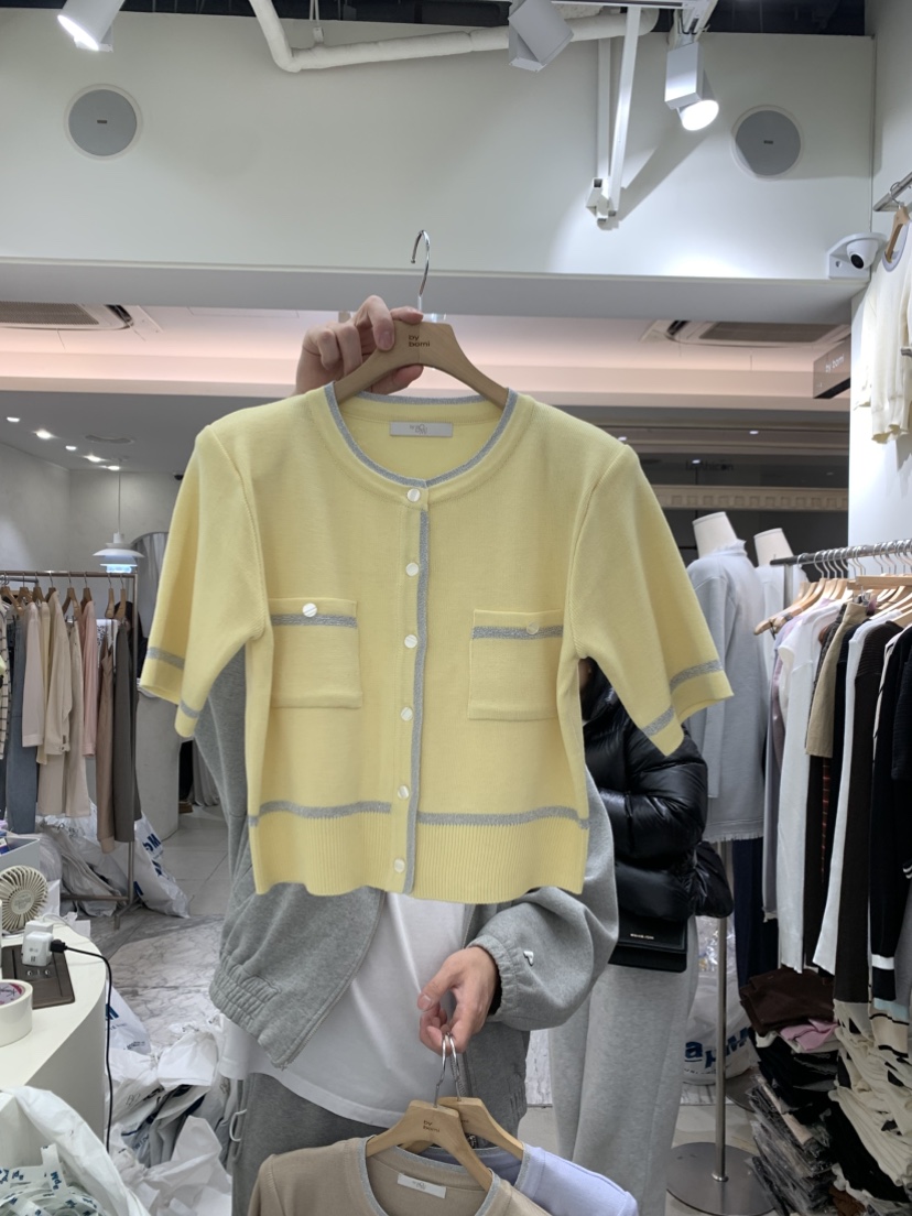 BY BOMI東大門代購女裝新款熱賣26春夏休閑時尚針織衫開衫BY BOMI針織衫圖色1