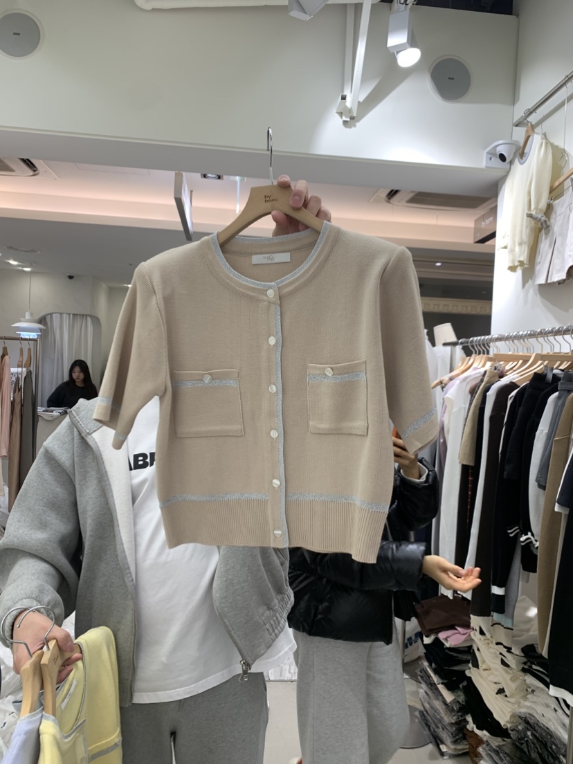 BY BOMI東大門代購女裝新款熱賣26春夏休閑時尚針織衫開衫BY BOMI針織衫圖色3