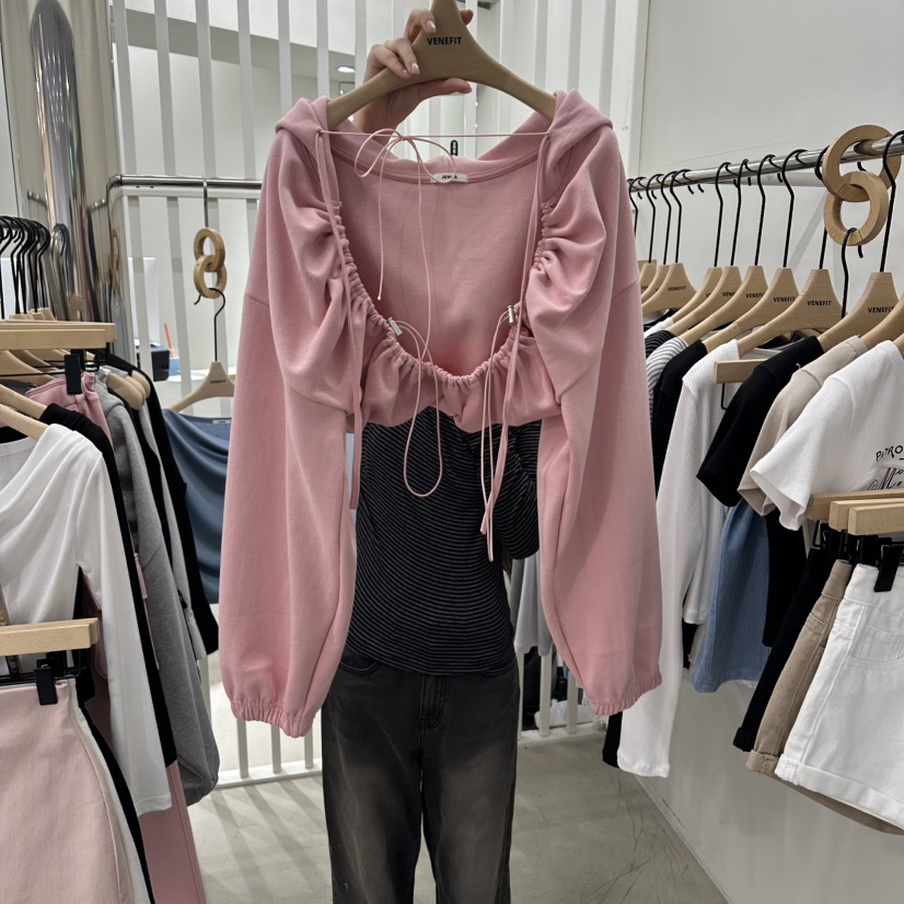 VENEFIT韓國直郵女裝新品人氣休閑26春夏熱賣真品時尚衛衣VENEFIT/JENNIE衛衣圖色1