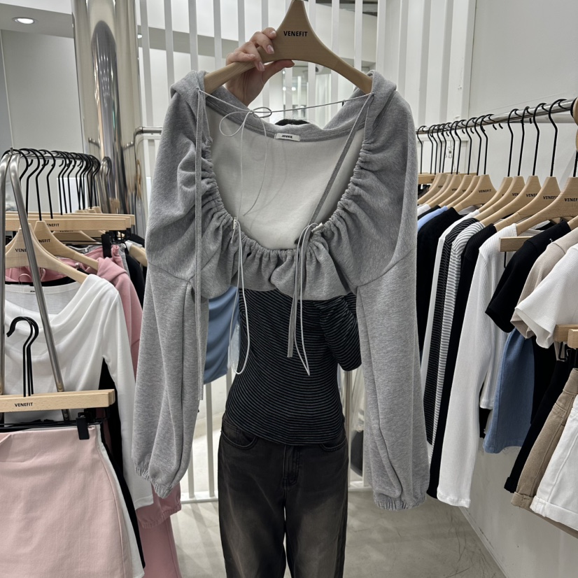 VENEFIT韓國直郵女裝新品人氣休閑26春夏熱賣真品時尚衛衣VENEFIT/JENNIE衛衣圖色2