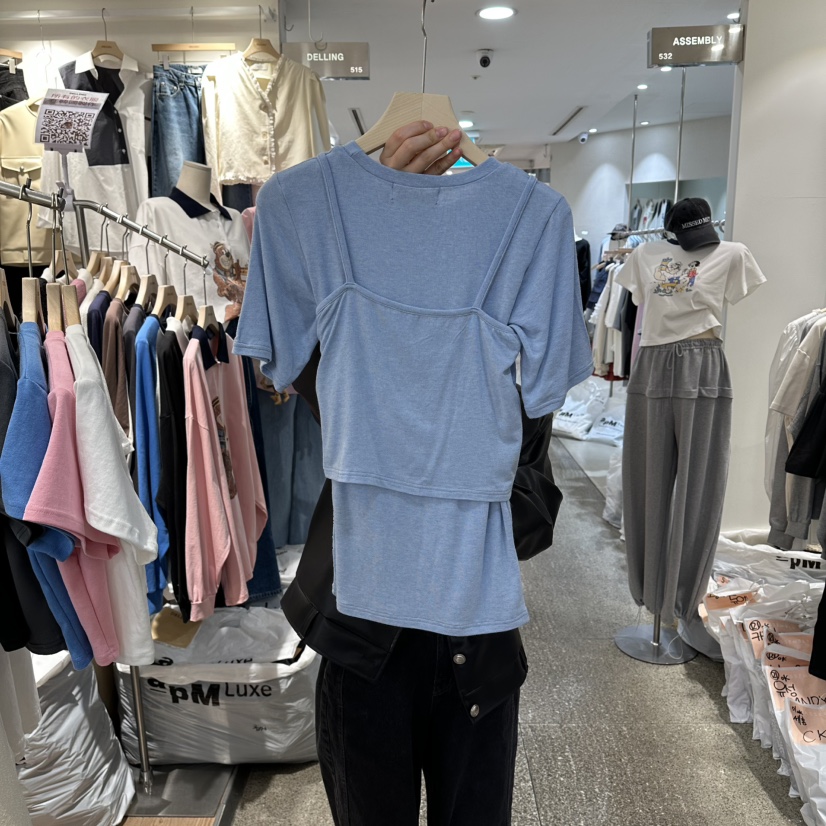 DELLING韓國代購女裝新款26春夏休閑職業熱賣套裝兩件套套裝DELLING套裝