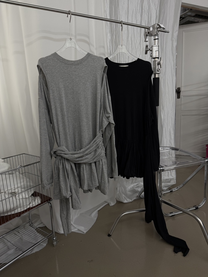 UOOV東大門代購女裝新品熱賣真品26春夏職業推薦連衣裙鏤空UOOV連衣裙