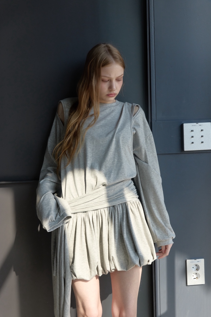 UOOV東大門代購女裝新品熱賣真品26春夏職業推薦連衣裙鏤空UOOV連衣裙