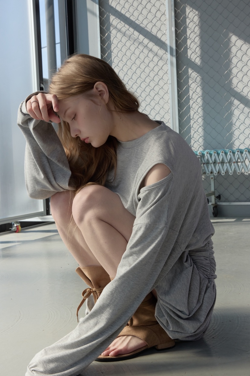 UOOV東大門代購女裝新品熱賣真品26春夏職業推薦連衣裙鏤空UOOV連衣裙