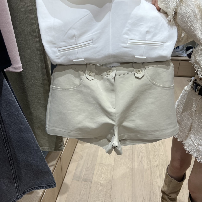 MEMOIRE韓國代購女裝新品職業推薦真品26春夏熱賣人氣短褲MEMOIRE短褲圖色2