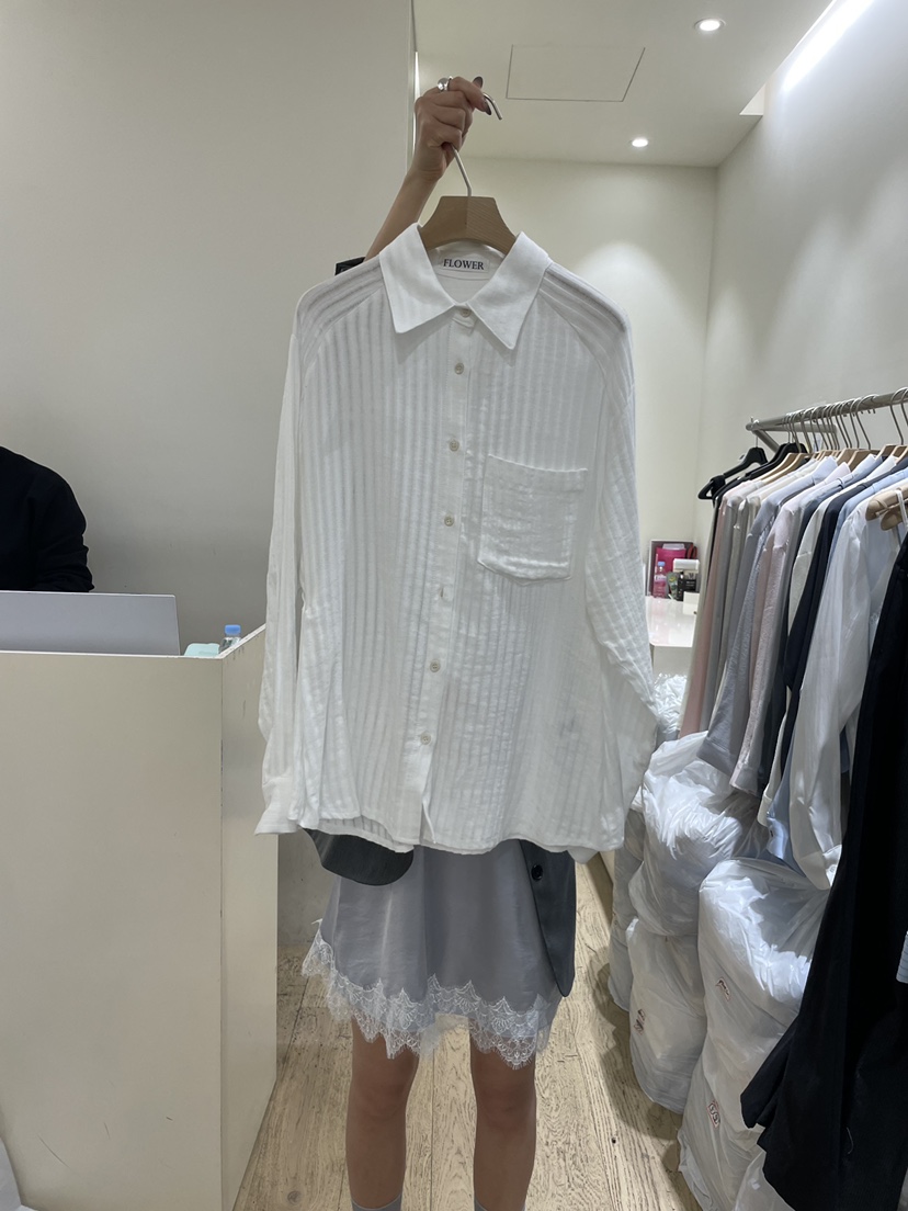 FLOWER-L韓國直郵女士新款職業休閑熱賣時尚真品襯衫蕾絲衫FLOWER-L襯衫/蕾絲衫圖色1