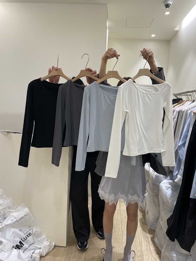 FLOWER-L東大門代購女裝新品人氣職業推薦熱賣真品長袖T恤FLOWER-L長袖T恤