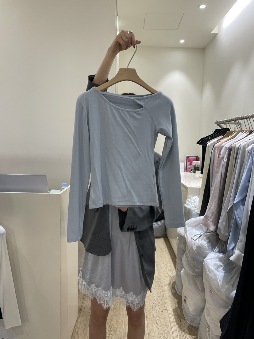 FLOWER-L東大門代購女裝新品人氣職業推薦熱賣真品長袖T恤FLOWER-L長袖T恤圖色4