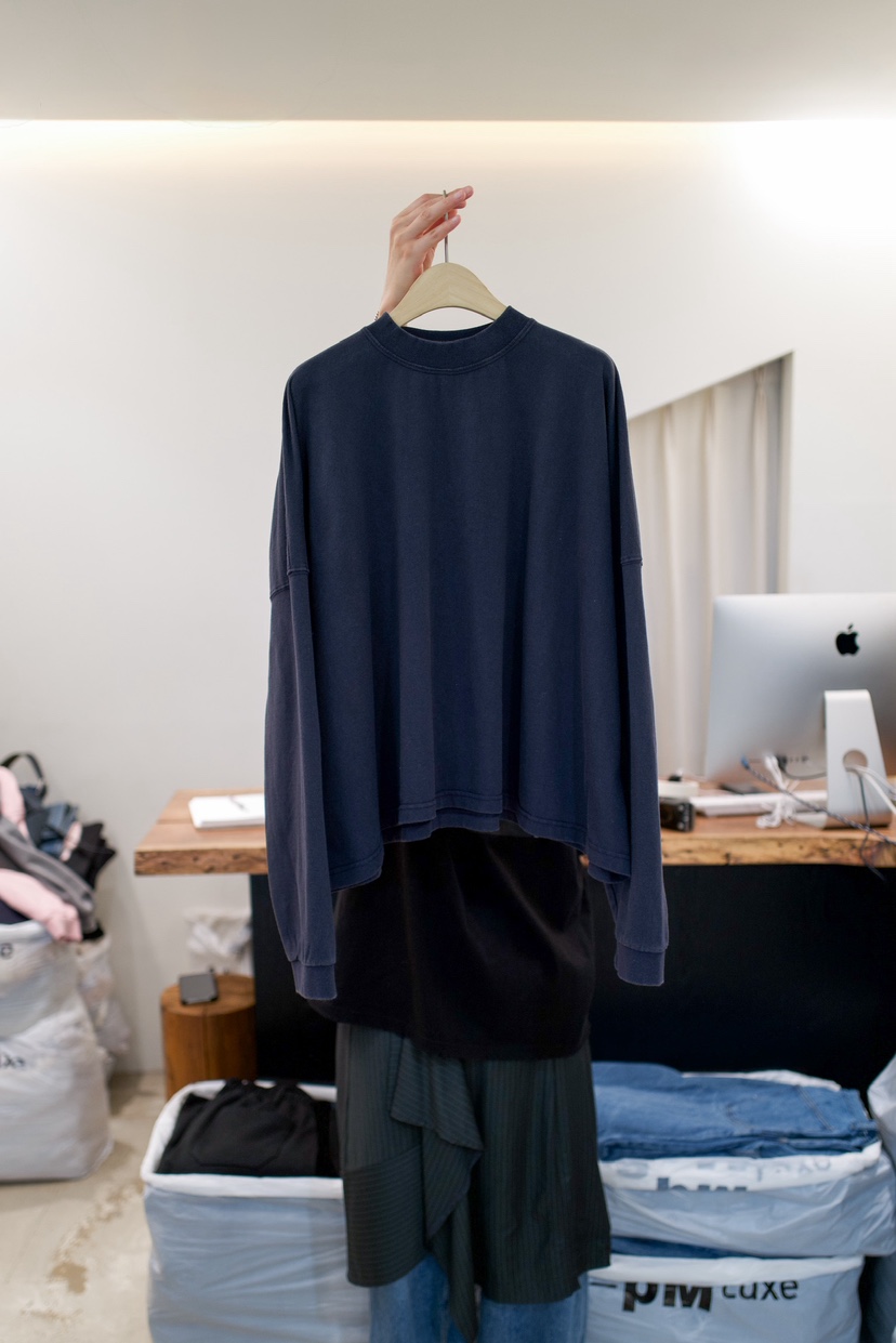 FRIC東大門直郵女士新款推薦時尚休閑26春夏熱賣長袖T恤棉質FRIC長袖T恤圖色3