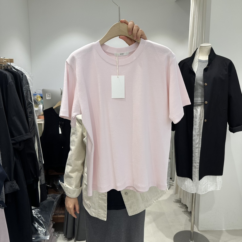 IRVINE韓國直郵女裝新款職業人氣真品26春夏推薦休閑熱賣T恤IRVINET恤圖色2