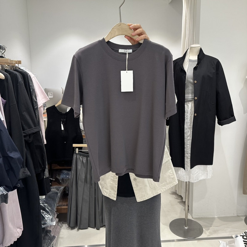 IRVINE韓國直郵女裝新款職業人氣真品26春夏推薦休閑熱賣T恤IRVINET恤圖色5