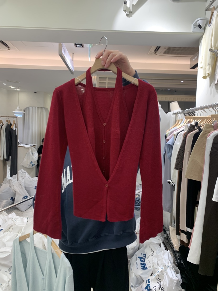 BY BOMI韓國代購女士新品人氣26春夏推薦熱賣休閑針織衫BY BOMI針織衫圖色1