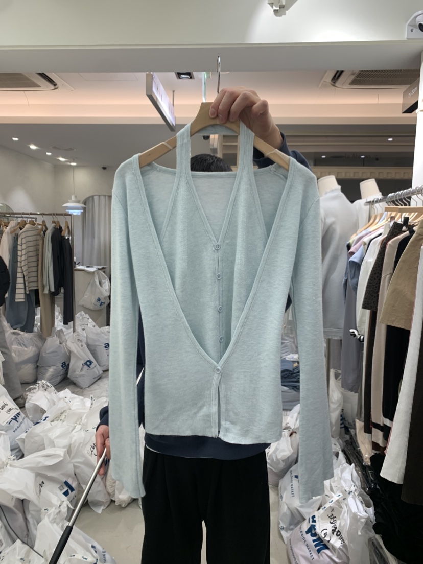 BY BOMI韓國代購女士新品人氣26春夏推薦熱賣休閑針織衫BY BOMI針織衫圖色2