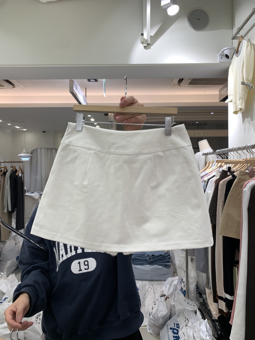 BY BOMI東大門直郵女裝新款推薦職業熱賣裙褲斜紋布復古BY BOMI裙褲