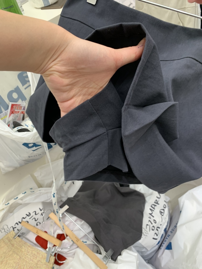 BY BOMI東大門直郵女裝新款推薦職業熱賣裙褲斜紋布復古BY BOMI裙褲