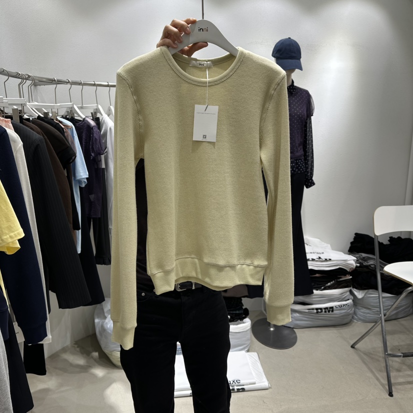 INNI東大門代購女士新款熱賣時尚26春夏休閑真品人氣針織衫inni針織衫圖色1