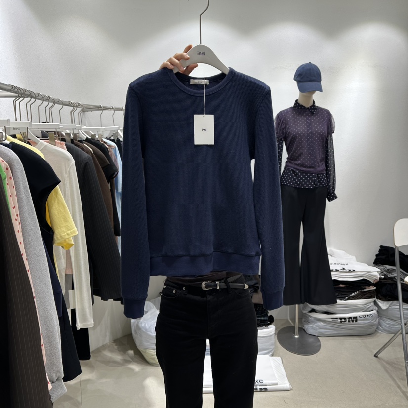 INNI東大門代購女士新款熱賣時尚26春夏休閑真品人氣針織衫inni針織衫圖色3