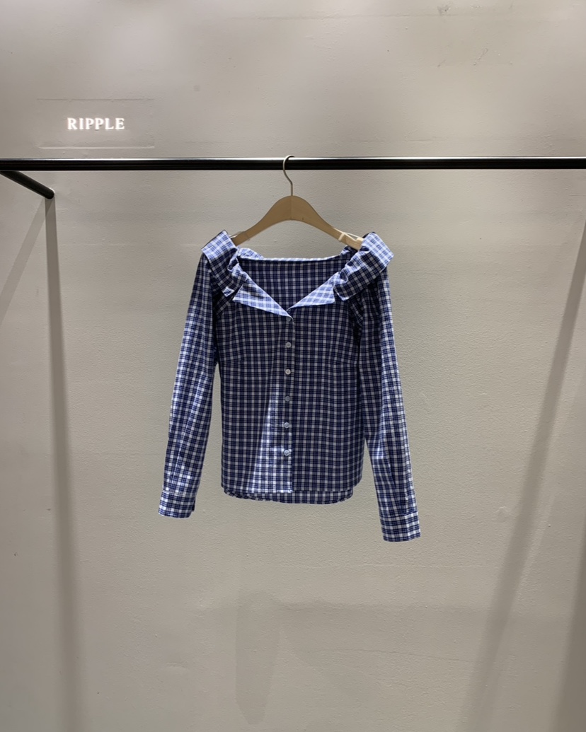 RIPPLE-P韓國代購女士新品推薦熱賣人氣真品26春夏襯衫蕾絲衫RIPPLE-P襯衫/蕾絲衫圖色1