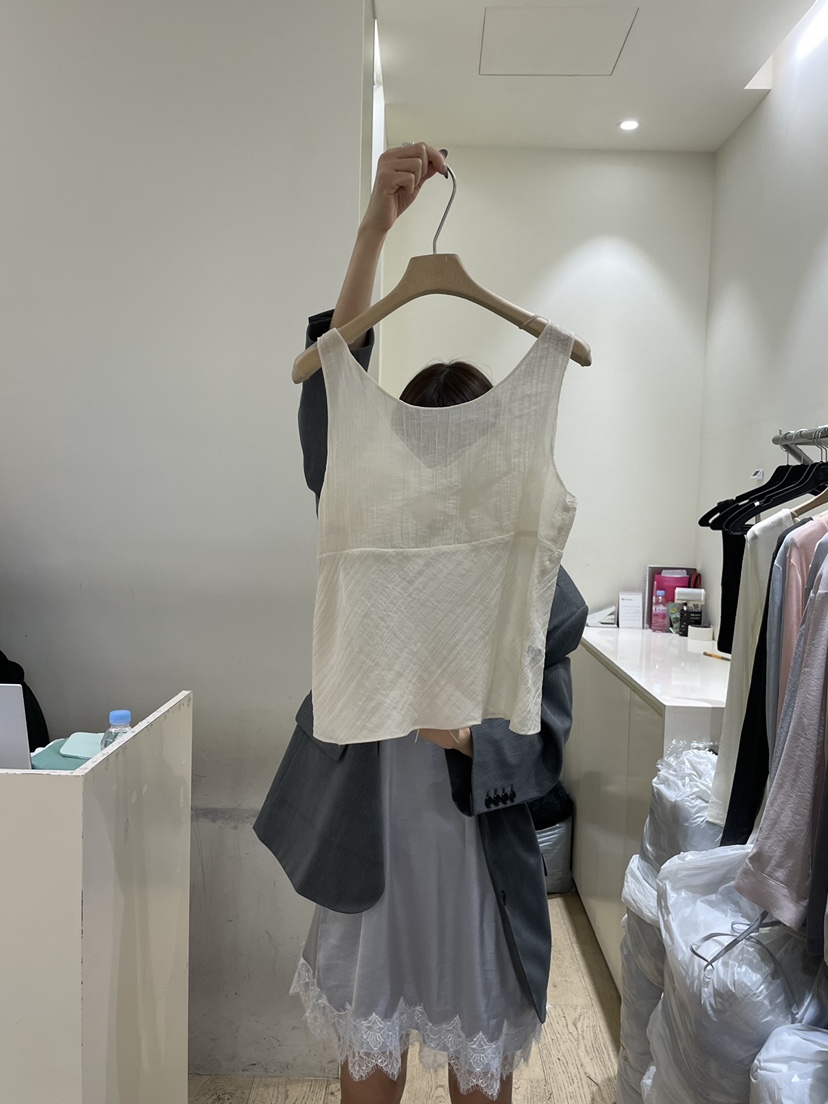 FLOWER-L韓國代購女士新款人氣熱賣時尚真品26春夏吊帶背心FLOWER-L吊帶/背心